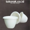 POT BUNGA LEONY KUPING 15 dan 21 PLASTIK PUTIH TAWON PIRUS TIRUS GUCI